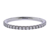 Georg Jensen 18k White Gold Aurora Diamond Ring 1553 A