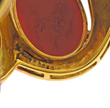 Seaman Schepps Coral Gold Cuff Bracelet - Oak Gem