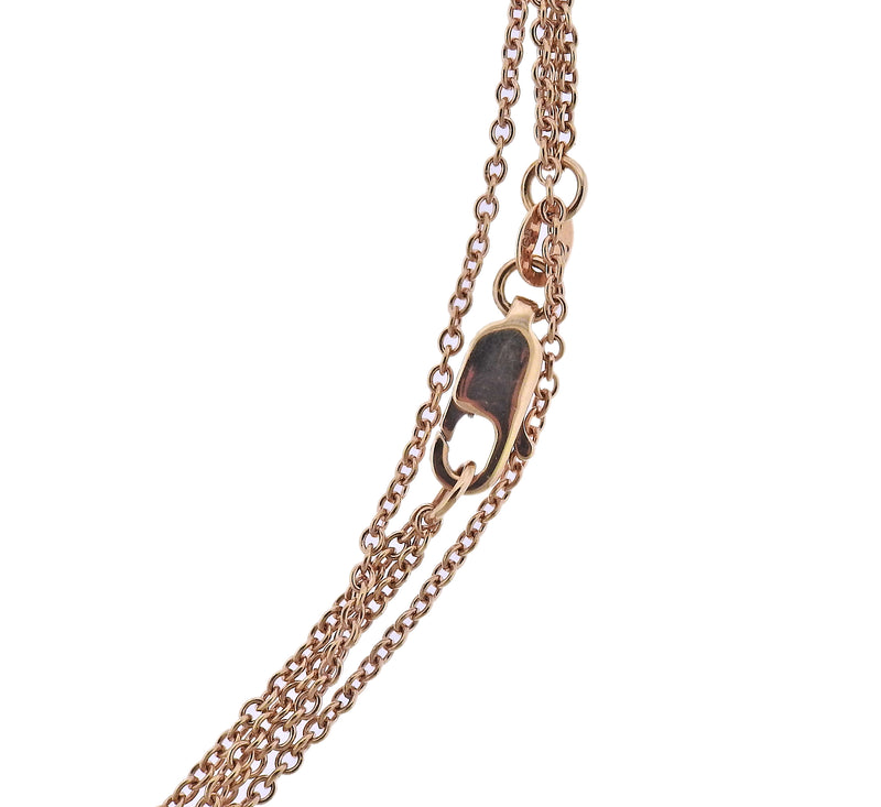 Bucherer Gold Diamond Pendant Necklace