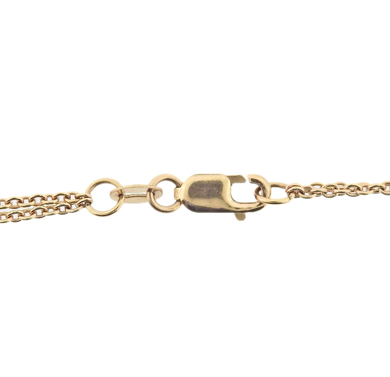 Roberto Coin Capri Plus Gold Pendant Necklace Earrings Set