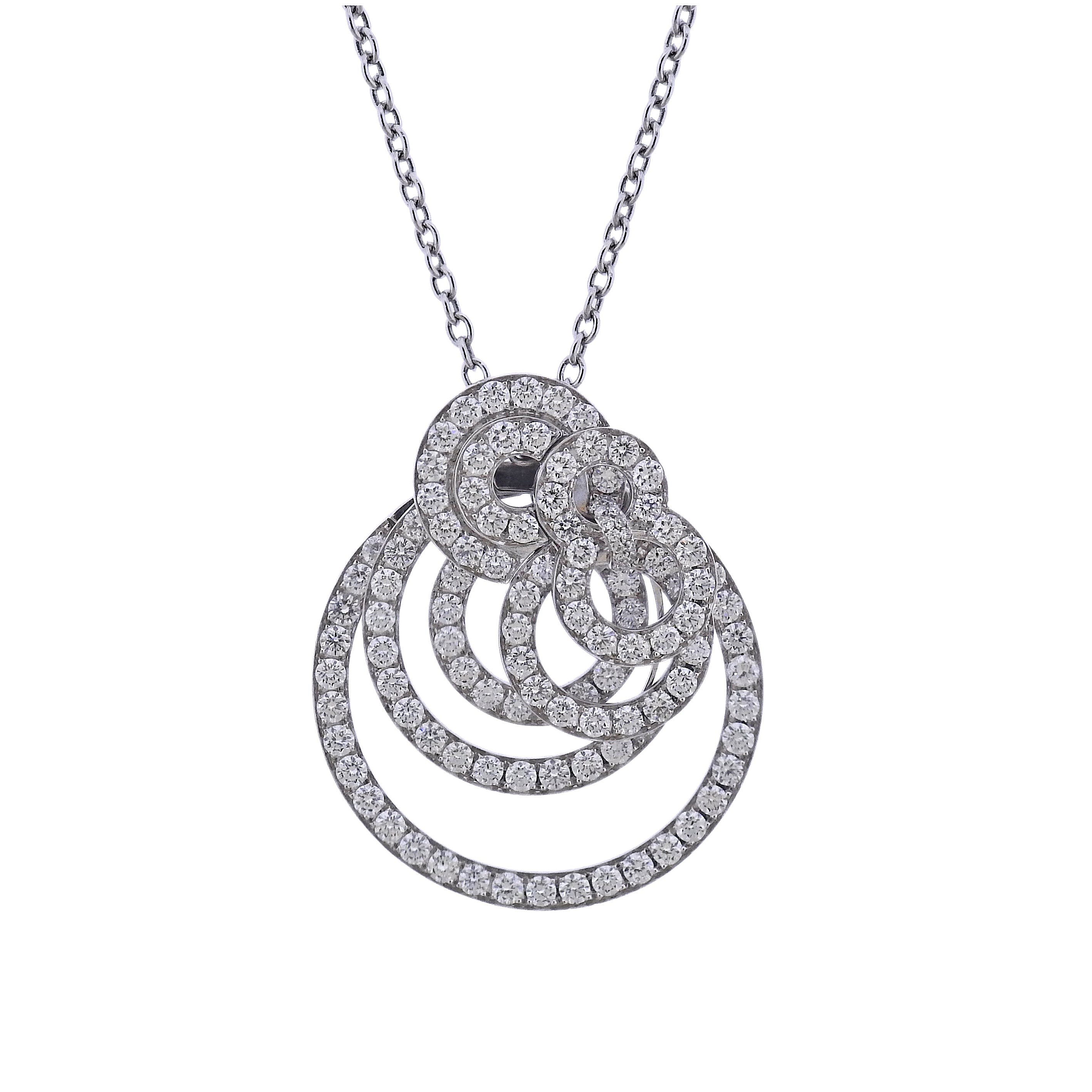 De Grisogono Gypsy Gold Diamond Pendant Necklace