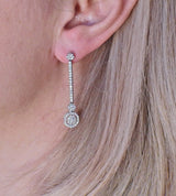 Bucherer Gold Diamond Drop Earrings
