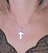 Bucherer Gold Cross Pendant Necklace