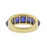 Seaman Schepps Portofino Blue Sapphire Gold Ring