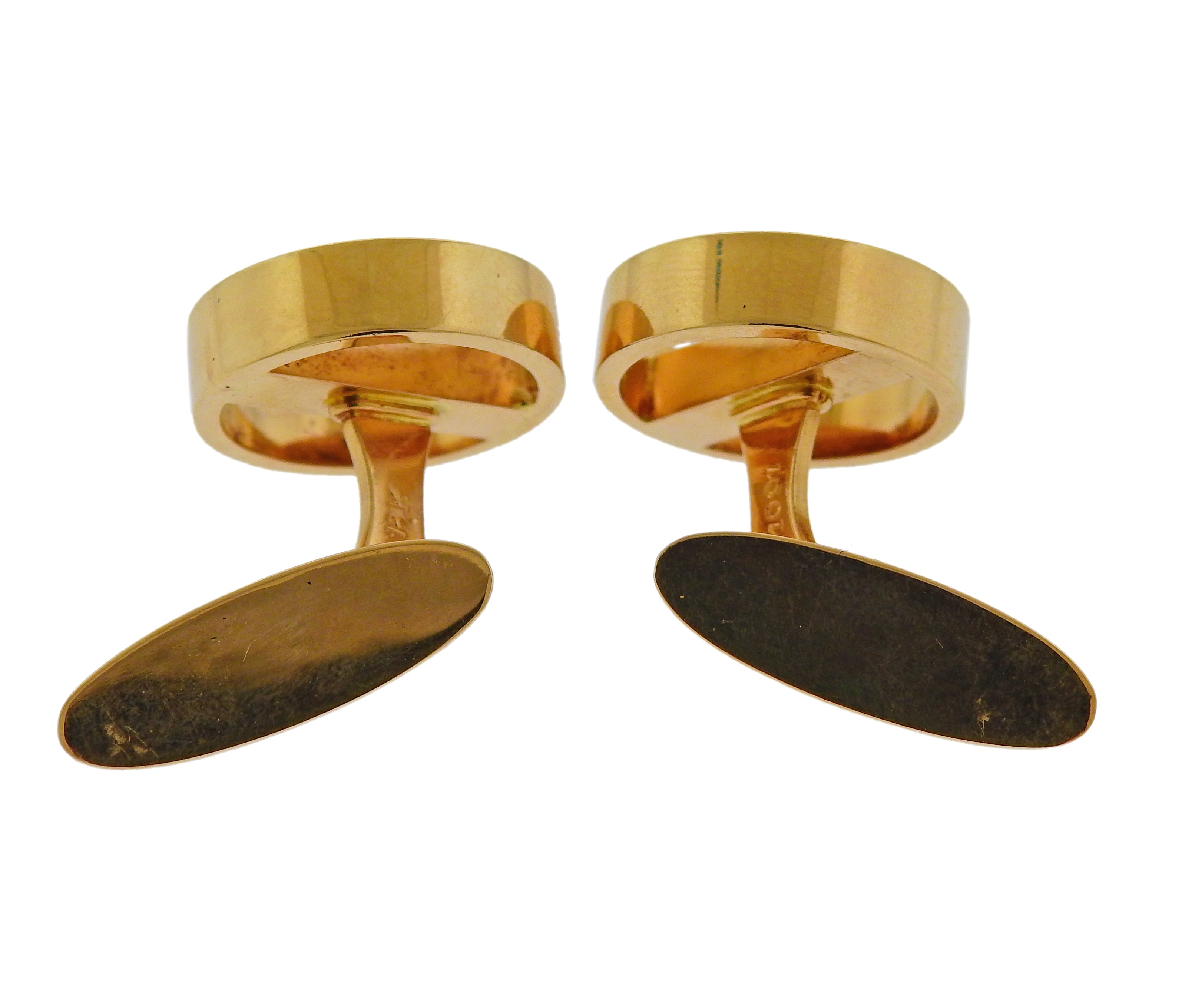 Georg Jensen Gold Cufflinks - Oak Gem