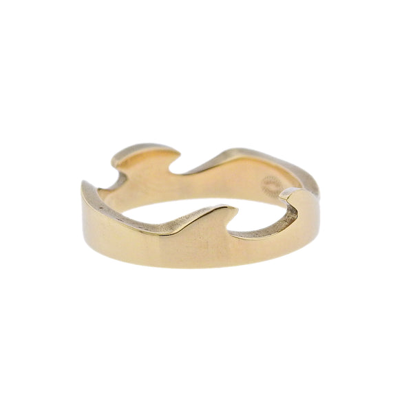 Georg Jensen Fusion 18k Rose Gold End Ring #1367 C