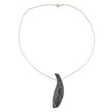 Tiffany & Co Gehry Fish Jade Gold Pendant Necklace