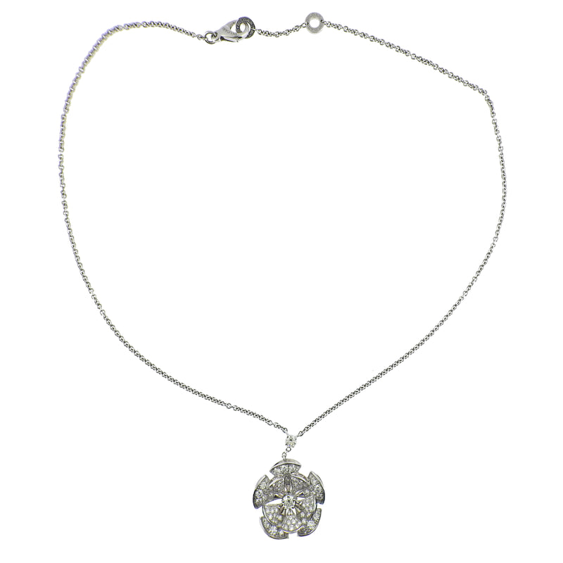 Bulgari Diva's Dream Diamond White Gold Pendant Necklace