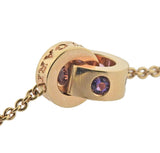 Bulgari Amethyst Tourmaline Rose Gold Bracelet