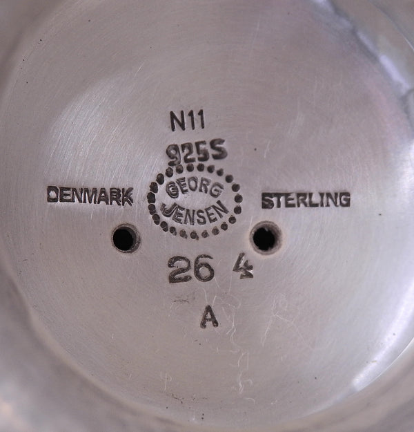 Georg Jensen Sterling Silver Grape Bowl Compote 264A