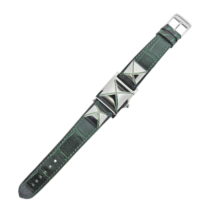 Hermes Medor Mini Tsavorite Steel Watch ME3.235
