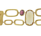 Marco Bicego Murano Gold Mix Gemstone Two Strand Bracelet