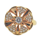 Bulgari Diva's Dream Diamond Rose Gold Flower Ring