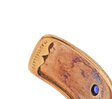 Mario Buccellati Sapphire Ruby Gold Classic Bracelet - Oak Gem