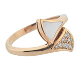 Bulgari Diva's Dream Diamond Mother of Pearl Rose Gold Ring