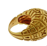 Van Cleef & Arpels Gold Dome Ring - Oak Gem
