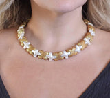 Massive Christopher Walling Diamond Pearl Gold Necklace - Oak Gem