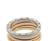 Bulgari B.Zero1 Tri Color Gold Band Ring
