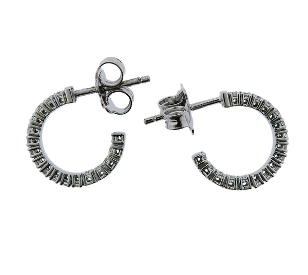 Chimento 18k Gold Diamond Small Hoop Earrings - Oak Gem