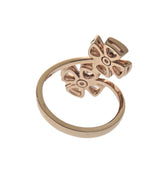 Bulgari Fiorever Rose Gold Diamond Flower Ring