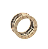 Bulgari B.Zero1 Legend Rose Gold Black Ceramic Ring