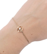 Bulgari Fiorever Rose Gold Diamond Charm Bracelet