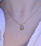 Bulgari Fiorever Diamond Rose Gold Pendant Necklace