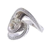 De Grisogono Chiocciolina White Gold Diamond Ring 55 - Oak Gem