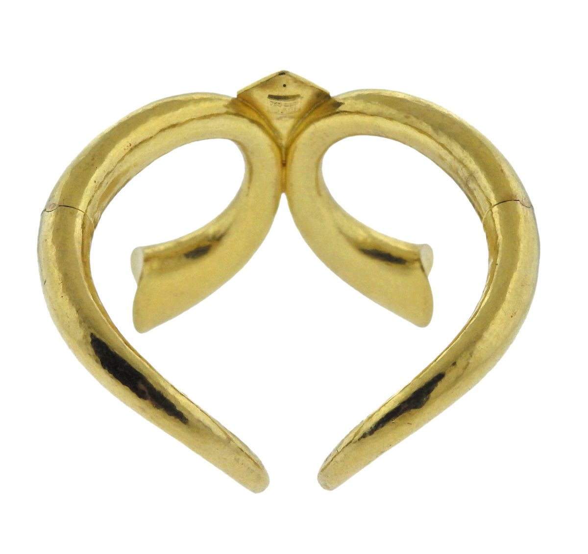 Lalaounis Greece Gold Cuff Bracelet - Oak Gem