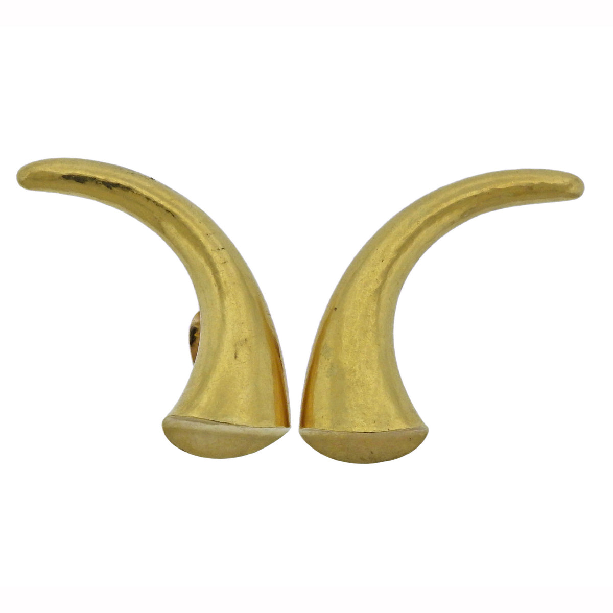 Lalaounis Greece Gold Earrings - Oak Gem