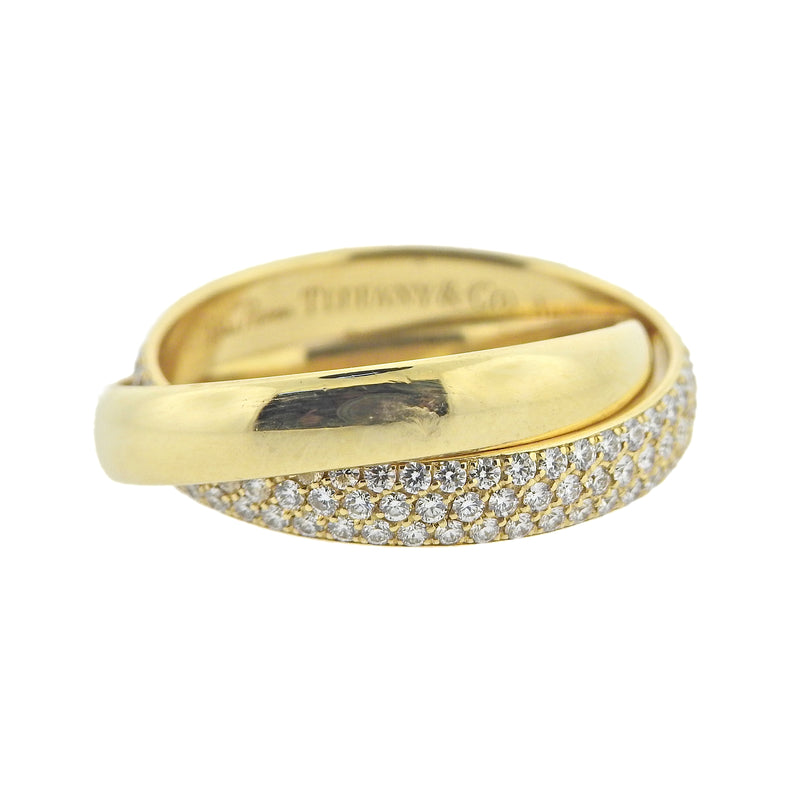 Tiffany & Co Paloma Picasso Diamond Gold Ring – Oak Gem