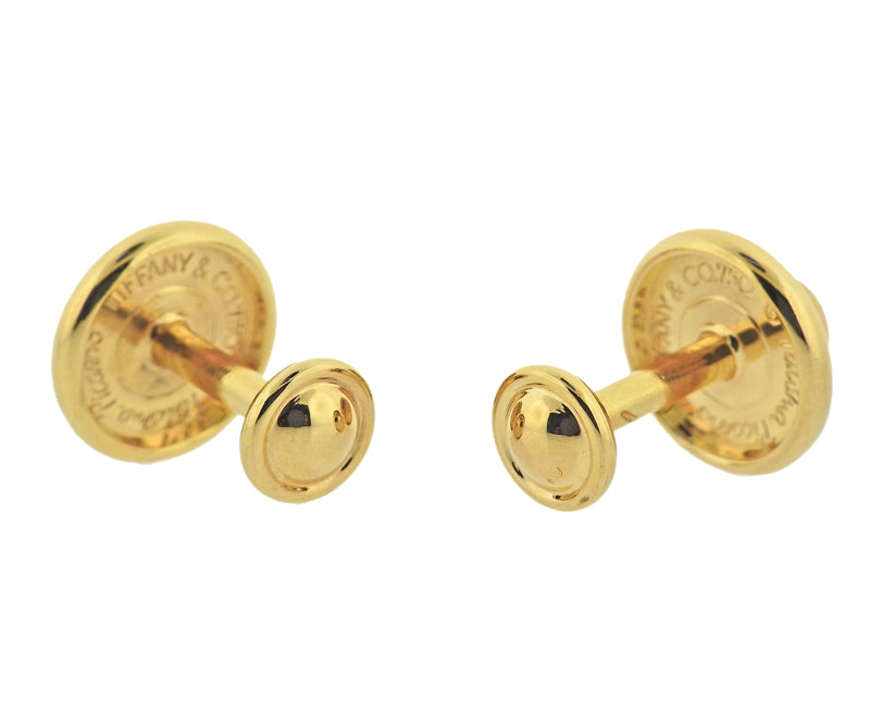 Tiffany & Co Paloma Picasso Citrine Gold Cufflinks – Oak Gem