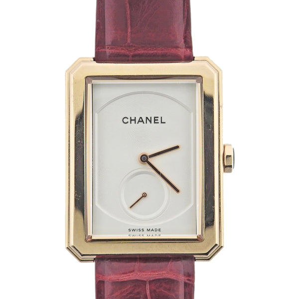 Chanel 18k Gold Boyfriend Manual Ladies Watch H6589