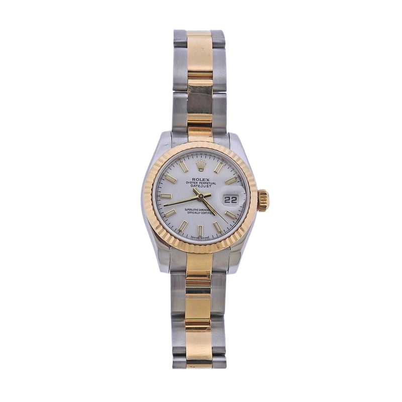 Rolex Two Tone Ladies Datejust 26mm Automatic Watch 179173