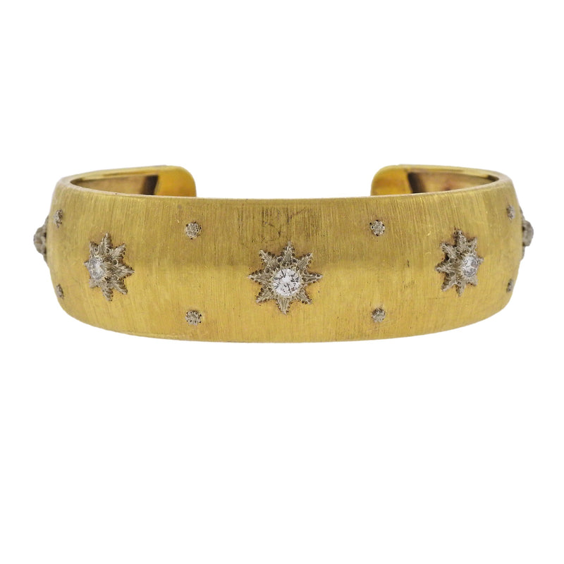 Buccellati Classic Diamond Gold Bracelet - Oak Gem