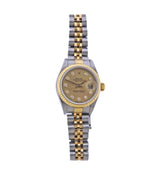 Rolex Two Tone Diamond Ladies Datejust 26mm Automatic Watch 79173