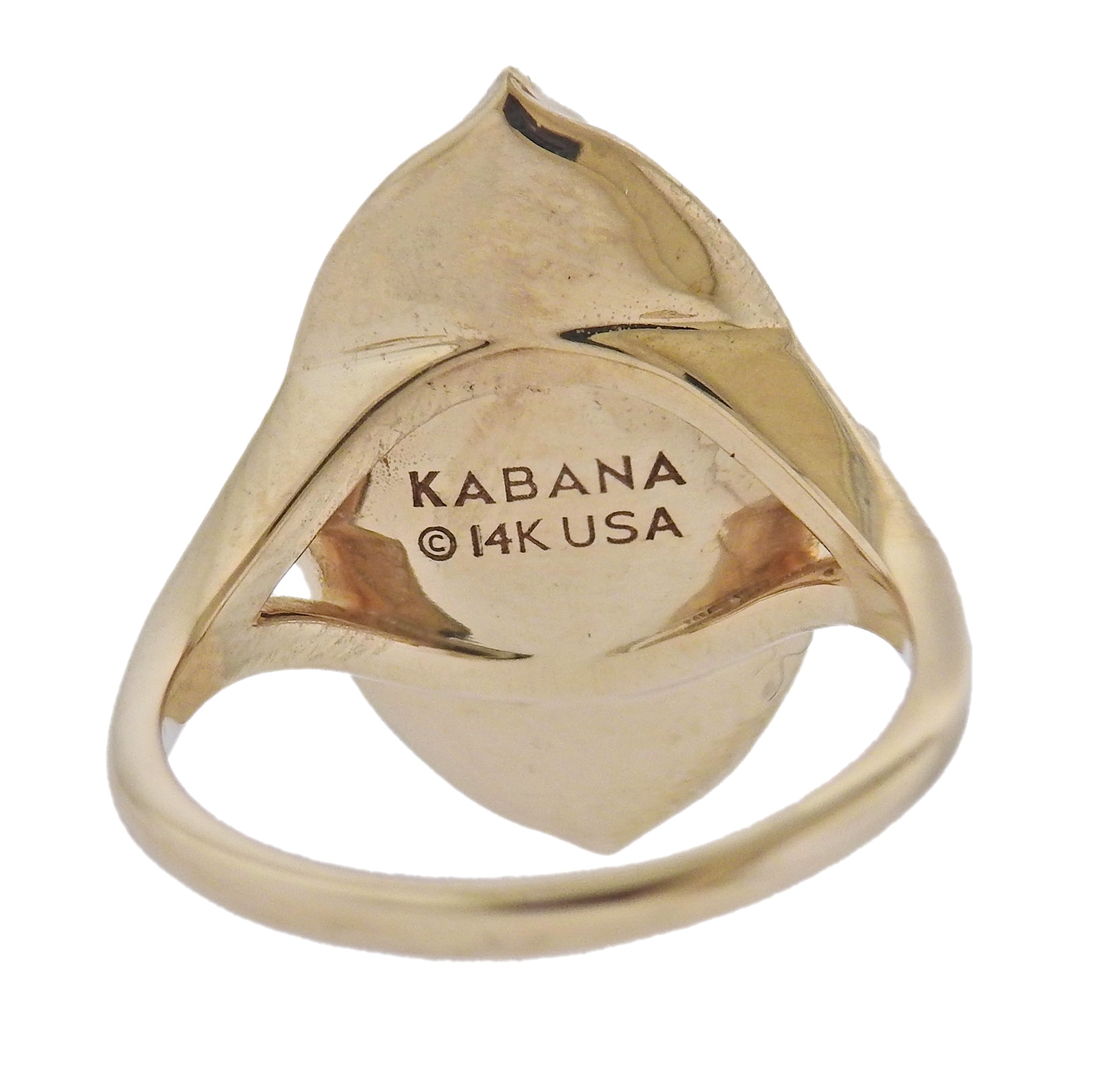 Kabana Gold Kingman Turquoise Diamond Ring
