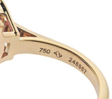 Seaman Schepps GIA 24.03ct Tanzanite Tourmaline Gold Ring