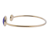 Kabana Gold Lapis Diamond Cuff Bracelet