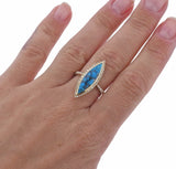 Kabana Gold Kingman Turquoise Diamond Ring