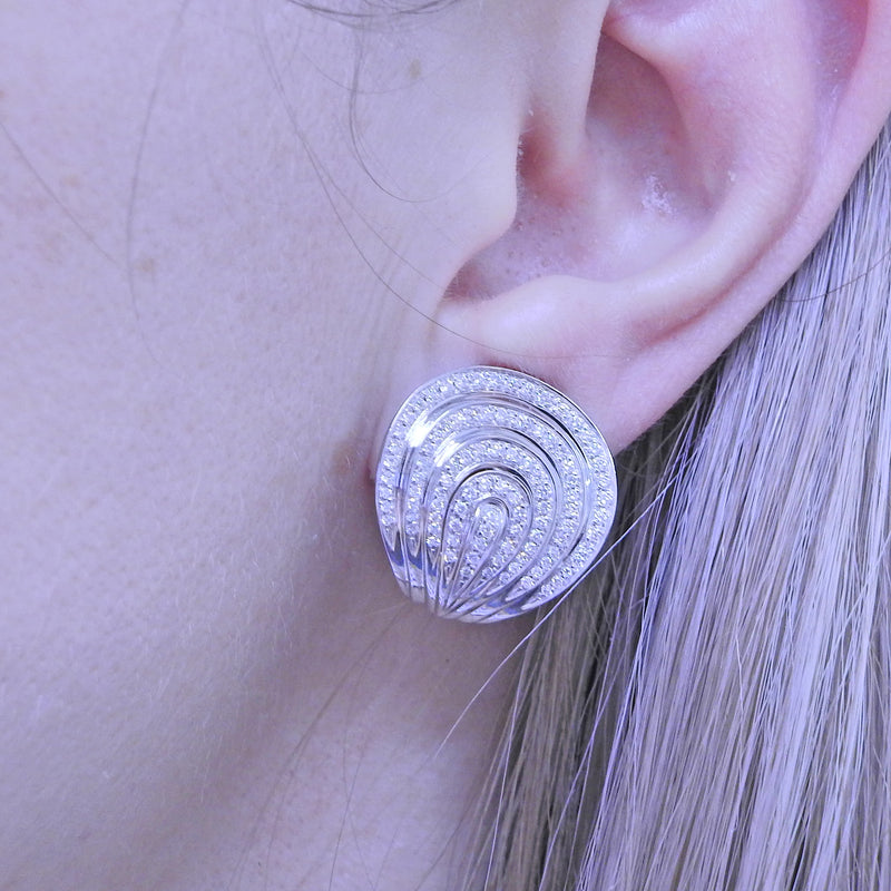 Roberto Coin Diamond Gold Earrings