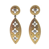 Buccellati Gold Macri Giglio Diamond Drop Earrings