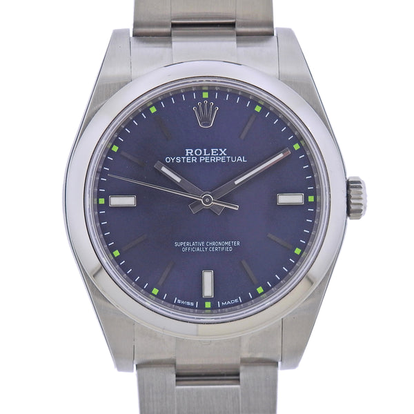 Rolex Oyster Perpetual 39mm Stainless Steel Automatic Men's Watch 114300