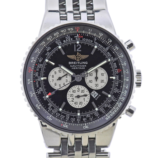 Breitling Navitimer Heritage Chronograph 43mm Stainless Steel Men's Automatic Watch A35350