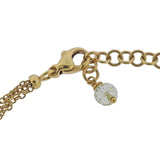Bucherer Rose Gold Diamond Quartz Peridot Necklace