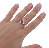 Bucherer Gold Pink Tourmaline Ring