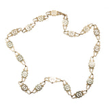 R. Stone 1970s Gold Link Necklace
