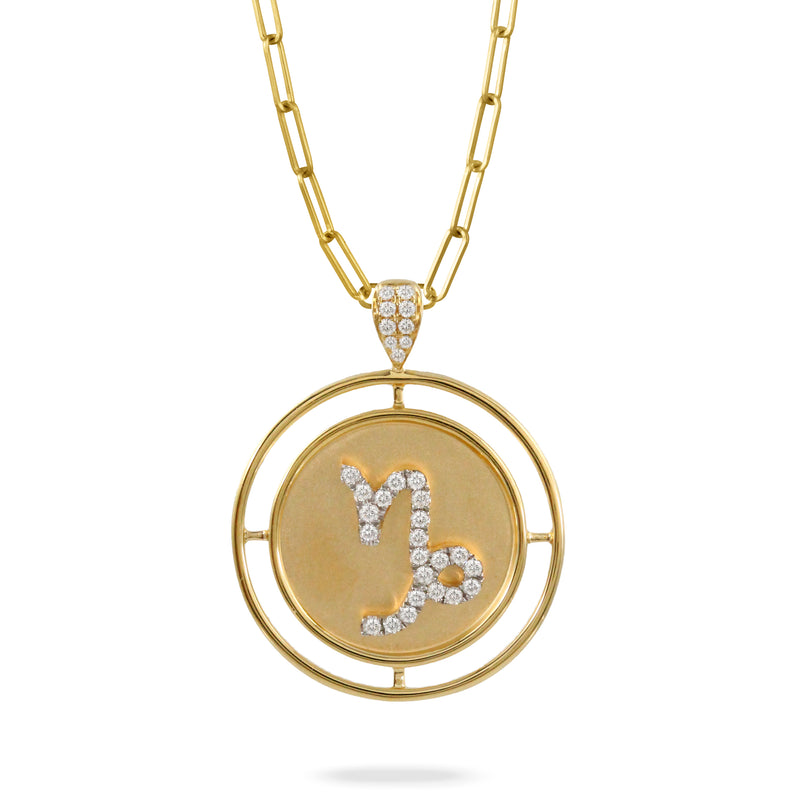 Capricorn Zodiac Necklace (gold) – Jewel Candy