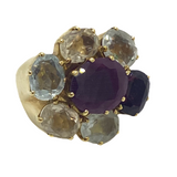H. Stern Diane Von Furstenberg Harmony Multicolor Gemstone Gold Ring