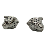 Carrera Y Carrera Bestiario Leopard Diamond 18k Gold Cufflinks